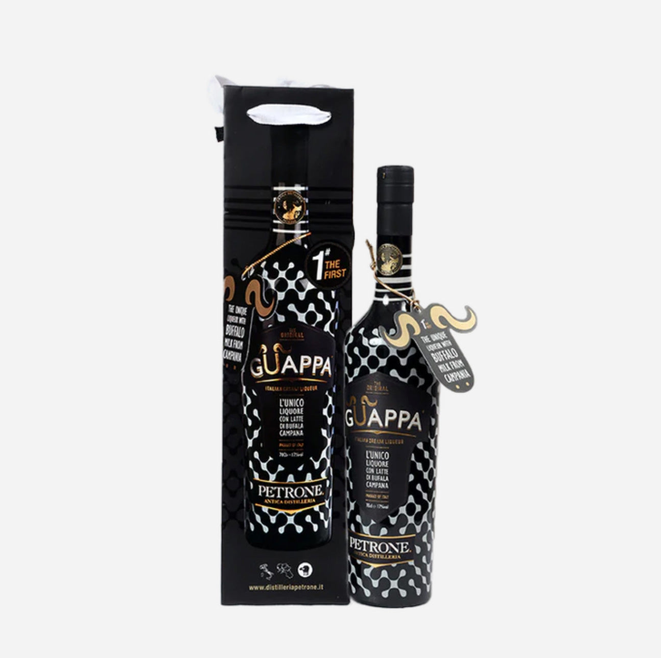 Guappa - Antica Distilleria Petrone - Buffelmelk Likeur 700ml.